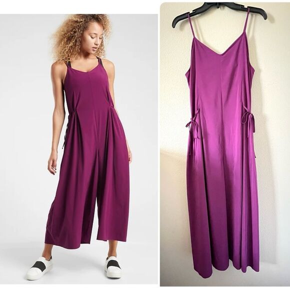 Athleta Sayulita Jumpsuit in Velvet Plum - Picture 1 of 12